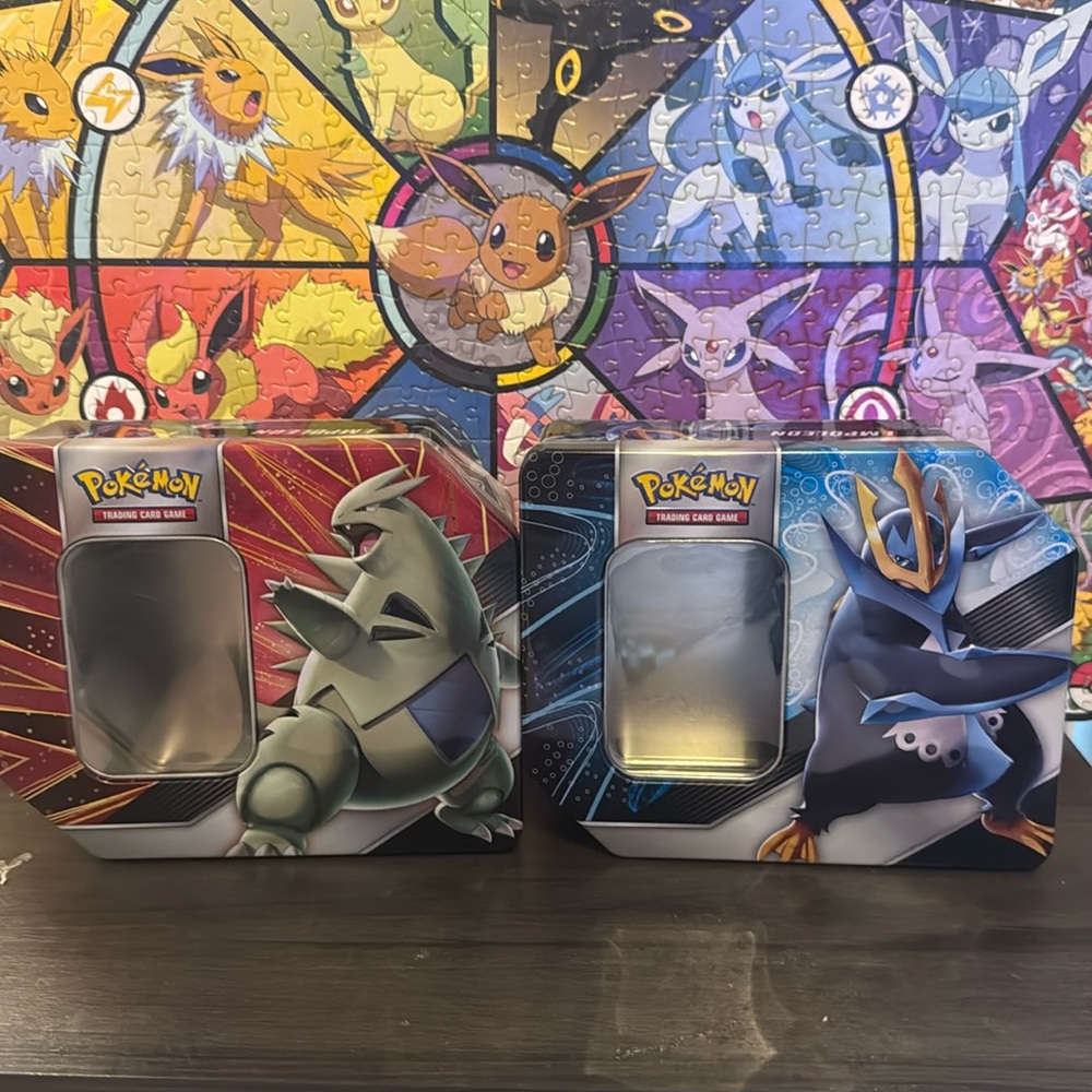 Pokémon Tins (2) EMPTY